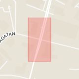 Karta som med röd fyrkant ramar in Aspholmen, Nastagatan, Adolfbergsvägen, Örebro, Örebro län