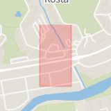 Karta som med röd fyrkant ramar in Västra Vintergatan, Åbylundsgatan, Hagagatan, Idrottsvägen, Örebro, Örebro län