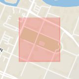 Karta som med röd fyrkant ramar in Oskarsparken, Engelbrektsgatan, Örebro, Örebro län