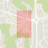 Karta som med röd fyrkant ramar in Skogsstig, Svedmyra, Stureby, Stockholm, Stockholms län
