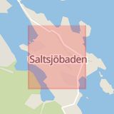 Karta som med röd fyrkant ramar in Ringvägen, Nacka, Stockholms län
