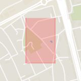 Karta som med röd fyrkant ramar in Gamla Enskede, Triangelvägen, Stockholm, Stockholms län