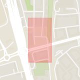 Karta som med röd fyrkant ramar in Södermalm, Götgatan, Folkungagatan, Gullmarsplan, Södra Länken, Skanstullsbron, Sofielundsplan, Stockholm, Stockholms län