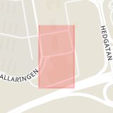 Karta som med röd fyrkant ramar in Prologgatan, Örebro, Örebro län