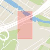 Karta som med röd fyrkant ramar in Johanneshov, Hammarbybacken, Björkhagen, Stockholm, Stockholms län