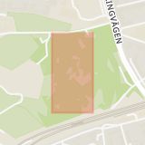 Karta som med röd fyrkant ramar in Tantolunden, Hornsgatan, Stockholm, Stockholms län