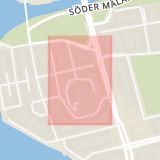 Karta som med röd fyrkant ramar in Folkskolegatan, Södermalm, Stockholm, Stockholms län