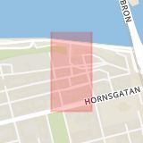 Karta som med röd fyrkant ramar in Skolgränd, Stockholm, Stockholms län