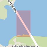 Karta som med röd fyrkant ramar in Västerbron, Odengatan, Dalagatan, Stockholm, Stockholms län