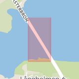 Karta som med röd fyrkant ramar in Västerbron, Kungsholmen, Hantverkargatan, Stockholm, Stockholms län