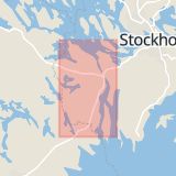 Karta som med röd fyrkant ramar in Tälje, Södertälje, Stockholms län
