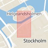 Karta som med röd fyrkant ramar in Mynttorget, Stockholm, Stockholms län