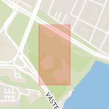 Karta som med röd fyrkant ramar in Kungsholmen, Rålambshovsparken, Stockholms län