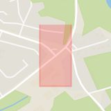 Karta som med röd fyrkant ramar in Värmdövägen, Mensättravägen, Nacka, Stockholms län