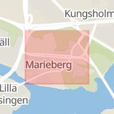 Karta som med röd fyrkant ramar in Gjörwellsgatan, Stockholm, Stockholms län