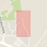 Karta som med röd fyrkant ramar in Brickegården, Örebro, Karlskoga, Örebro län
