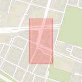 Karta som med röd fyrkant ramar in Hantverkargatan, Sankt Eriksgatan, Kungsholmen, Stockholm, Stockholms län