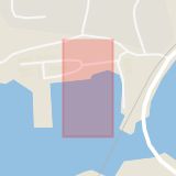 Karta som med röd fyrkant ramar in Gamla Slottsbron, Grums, Värmlands län