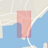 Karta som med röd fyrkant ramar in Slottsbron, Grums, Värmlands län