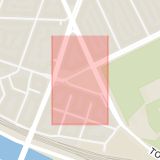 Karta som med röd fyrkant ramar in Sankt Eriksplan, Stockholm, Stockholms län