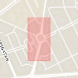 Karta som med röd fyrkant ramar in Vasastaden, Vanadisvägen, Vanadisplan, Odenplan, Stockholm, Stockholms län