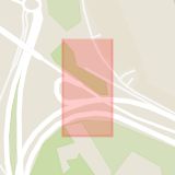 Karta som med röd fyrkant ramar in Tomteboda, Trafikplats Bredäng, Solna, Stockholms län