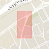 Karta som med röd fyrkant ramar in Norra Stationsgatan, Vasastaden, Haga Norra, Norrtull, Sankt Eriksgatan, Stockholm, Stockholms län