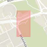 Karta som med röd fyrkant ramar in Vanadislunden, Stockholm, Stockholms län