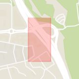 Karta som med röd fyrkant ramar in Haga Norra, Solna, Stockholms län