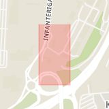 Karta som med röd fyrkant ramar in Karlstad, Gate, Arvika, Emterudsvägen, Charlottenberg, Morokulien, Värmlands län