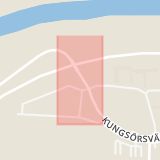 Karta som med röd fyrkant ramar in Ekbacken, Paus, Arboga, Västmanlands län
