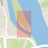 Karta som med röd fyrkant ramar in Färjestad, Karlstad, Värmlands län