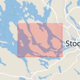 Karta som med röd fyrkant ramar in Högsta, Ekerövägen, Träkvista, Kaggeholmsvägen, Ekerö, Stockholms län