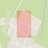 Karta som med röd fyrkant ramar in Kvintettgatan, Kronoparken, Karlstad, Värmlands län