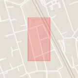 Karta som med röd fyrkant ramar in Tureberg, Kamomillvägen, Sollentuna, Stockholms län