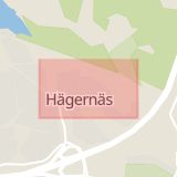 Karta som med röd fyrkant ramar in Arninge, Radarvägen, Täby, Stockholms län