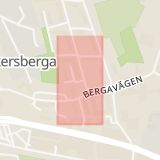 Karta som med röd fyrkant ramar in Stava, Österåker, Stockholms län