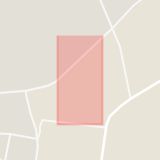 Karta som med röd fyrkant ramar in Stenhagsvägen, Hallstahammar, Västmanlands län
