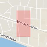 Karta som med röd fyrkant ramar in Haga, Arvika, Värmlands län