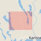 Karta som med röd fyrkant ramar in Rasta, Karlstad, Kils Kommun, Värmlands län