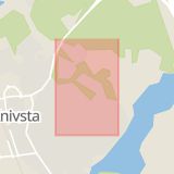 Karta som med röd fyrkant ramar in Härja, Uppsala, Länken, Krusenberg, Kölängsvägen, Knivsta, Uppsala län