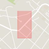 Karta som med röd fyrkant ramar in Rimbo, Apoteksvägen, Uppsalavägen, Norrtälje, Stockholms län