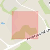Karta som med röd fyrkant ramar in Naturstensvägen, Idrottsplatsen, Stenhagen, Uppsala, Uppsala län