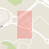 Karta som med röd fyrkant ramar in Bärbyleden, Österleden, Uppsala, Uppsala län
