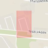 Karta som med röd fyrkant ramar in Heby Kommun, Rosenlundsvägen, Tärnsjö, Östervåla, Torgvägen, Harbo, Vittinge, Morgongåva, Björkvägen, Heby, Uppsala län