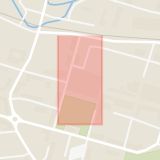 Karta som med röd fyrkant ramar in Avesta Centrum, Avesta, Dalarnas län