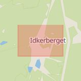 Karta som med röd fyrkant ramar in Baggbo, Idkerberget, Bäsna, Repbäcken, Borlänge, Dalarnas län