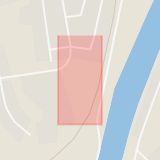 Karta som med röd fyrkant ramar in Lerbäcksvägen, Servicehus, Vansbro, Dalarnas län