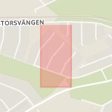 Karta som med röd fyrkant ramar in Moragatan, Borlänge, Dalarnas län