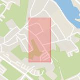 Karta som med röd fyrkant ramar in Kvarnberget, Kvarnbergsvägen, Gryta, Falun, Dalarnas län